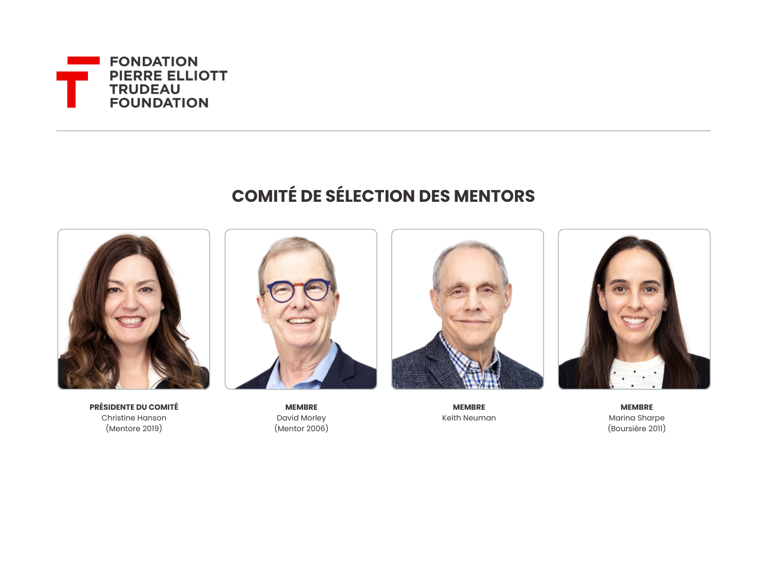 Comité mentors