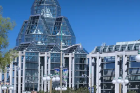An image of National Gallery in a blue background