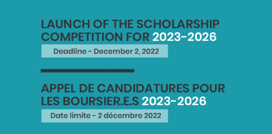 Scholarship 2023-2026  |  Boursier.e.s 2023-2026
