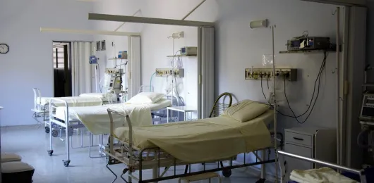 Empty Hospital Beds